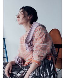 Ungrid | ボートネックボーダーロングスリーブTee(Tシャツ/カットソー)