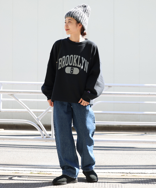 Santelli Francesca(サンテッリフランチェスカ)の「【Santelli Francesca/サンテッリフランチェスカ】Mix Knit Cap:ニットキャップ(ハット・レディース・ブラック/ライトグレー/ブラウン・FREE)」の4枚目の写真