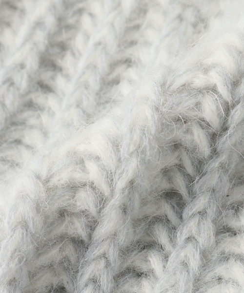 Santelli Francesca(サンテッリフランチェスカ)の「【Santelli Francesca/サンテッリフランチェスカ】Mix Knit Cap:ニットキャップ(ハット・レディース・ブラック/ライトグレー/ブラウン・FREE)」の22枚目の写真