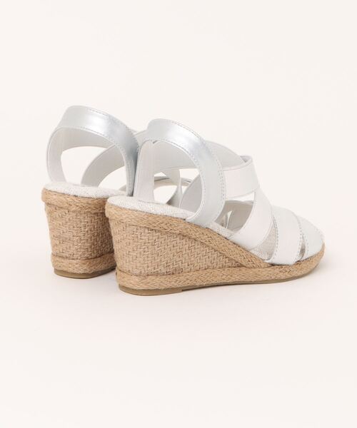 DONOBAN（ドノバン）の「【美脚！ラクに歩けてスタイルアップ】クロスゴムジュートサンダル（サンダル・レディース・ブラウン/ブラック/シルバー/グレイッシュベージュ・XL/L/M/S）」の11枚目の写真