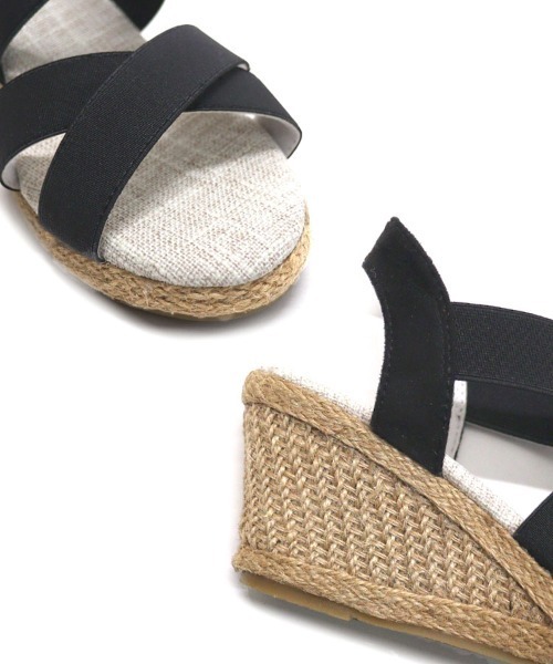 DONOBAN（ドノバン）の「【美脚！ラクに歩けてスタイルアップ】クロスゴムジュートサンダル（サンダル・レディース・ブラウン/ブラック/シルバー/グレイッシュベージュ・XL/L/M/S）」の17枚目の写真