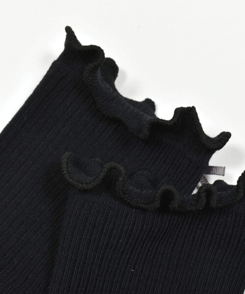 BeBe Petits Pois Vert（ベベプチポワヴェール）の「【店舗限定】メロウリボンソックス(15~24cm)（ソックス/靴下・キッズ・ホワイト/ブラック・L/M/XL）」の10枚目の写真