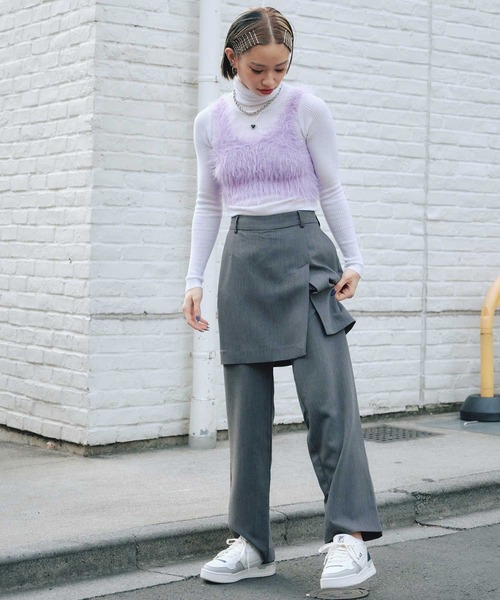 ANNA SUI NYC（アナ スイ エヌ ワイ シー）の「ANNA SUI NYC モンスターシャギー チビ タンクトップ 【SP】（タンクトップ・レディース・パープル/ライム/ブラック・FREE）」の20枚目の写真