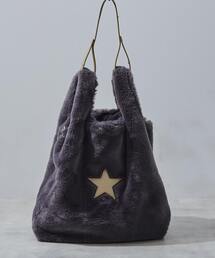 ECO-FUR SHOPPING TOTE BAG