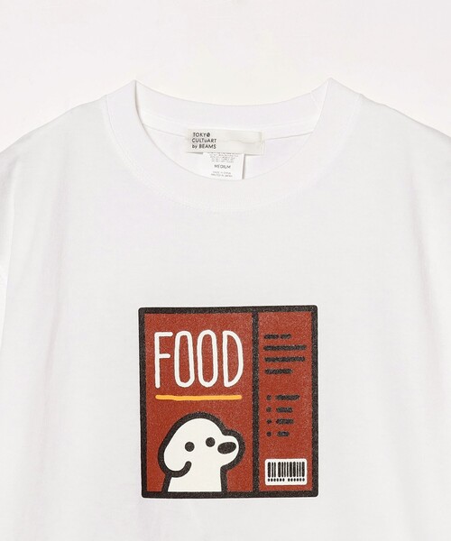 TOKYO CULTUART by BEAMS（トウキョウカルチャートバイビームス）の「matsui / Food Tee（Tシャツ/カットソー・メンズ・ホワイト・SMALL/MEDIUM/LARGE/X-LARGE）」の3枚目の写真