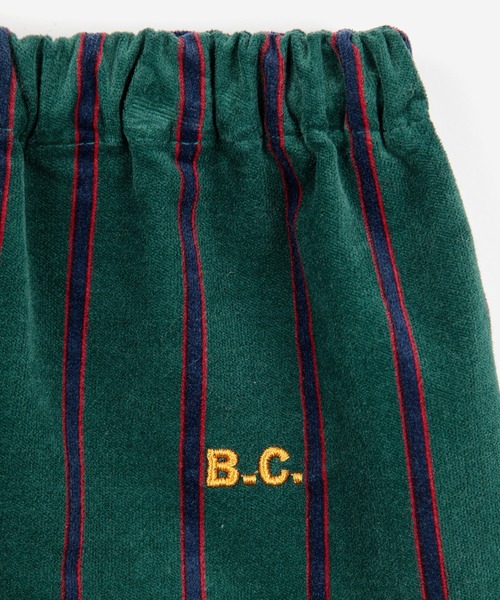 BOBO CHOSES(ボボショーズ)の「B.C STRIPED RUFFLE SKIRT(スカート・キッズ・ダークオリーブ・4-5Y/2-3Y)」の7枚目の写真