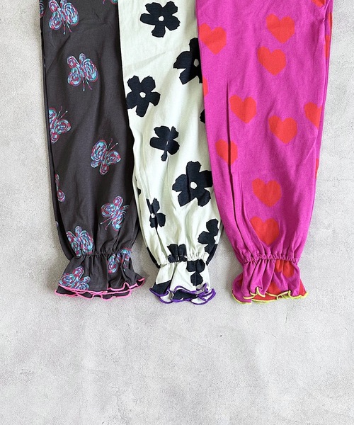 HOGAN RANCH WEAR（ホーガンランチウエア）の「ソウガラフレアスリーブカットソー（80～150cm）（Tシャツ/カットソー・キッズ・ピンク/ライトグリーン/チャコール・100/110/120/130/140/150/80/90）」の8枚目の写真