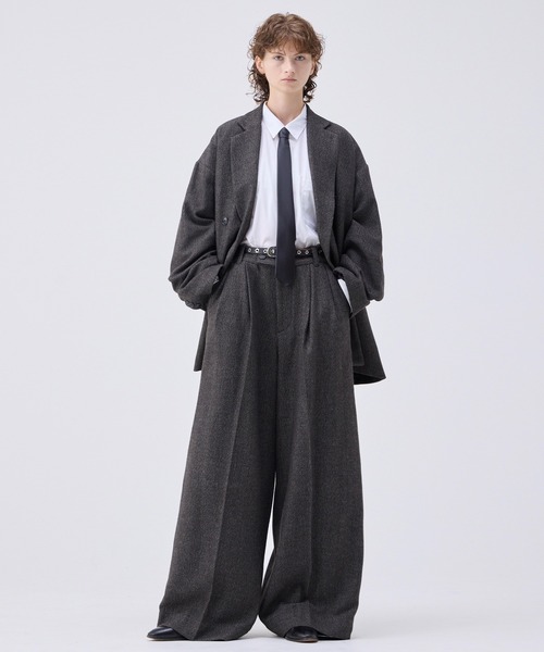 Oversized double-breasted jacket/オーバーサイズダブルブレスト