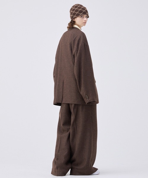 Oversized double-breasted jacket/オーバーサイズダブルブレスト