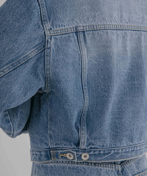 URBAN RESEARCH(アーバンリサーチ)の「ショートデニムジャケット(デニムジャケット・レディース・インディゴブルー/ホワイト・FREE)」の7枚目の写真