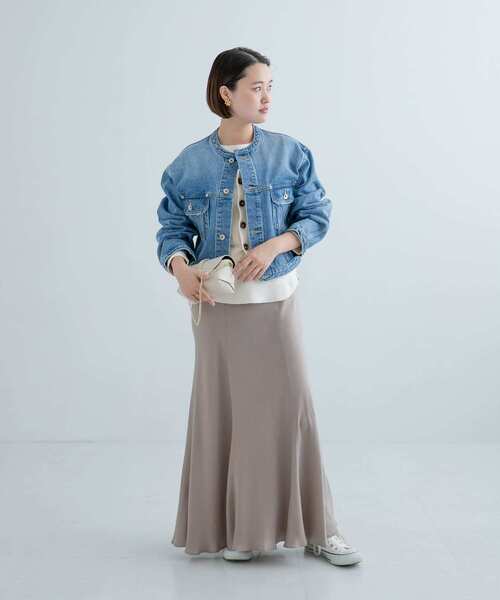 URBAN RESEARCH(アーバンリサーチ)の「ショートデニムジャケット(デニムジャケット・レディース・インディゴブルー/ホワイト・FREE)」の11枚目の写真