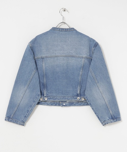 URBAN RESEARCH(アーバンリサーチ)の「ショートデニムジャケット(デニムジャケット・レディース・インディゴブルー/ホワイト・FREE)」の18枚目の写真