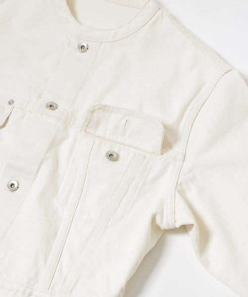 URBAN RESEARCH(アーバンリサーチ)の「ショートデニムジャケット(デニムジャケット・レディース・インディゴブルー/ホワイト・FREE)」の20枚目の写真