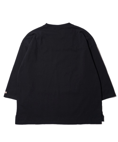 Goodwear(グッドウェア)の「【Goodwear/グッドウェア】USAコットン切替7分袖 FOOTBALL TEE(Tシャツ/カットソー・メンズ・ネイビー/グレー/ホワイト/ライトカーキ/チャコールグレー/ブラック・MEDIUM/X-LARGE/LARGE)」の10枚目の写真