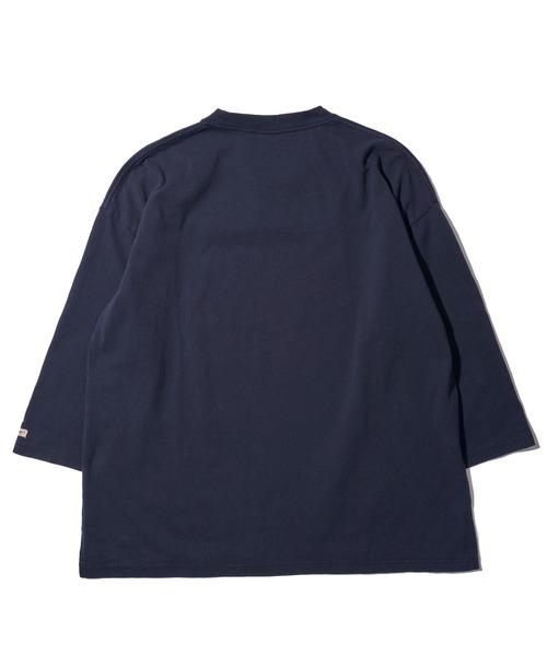 Goodwear(グッドウェア)の「【Goodwear/グッドウェア】USAコットン切替7分袖 FOOTBALL TEE(Tシャツ/カットソー・メンズ・ネイビー/グレー/ホワイト/ライトカーキ/チャコールグレー/ブラック・MEDIUM/X-LARGE/LARGE)」の16枚目の写真