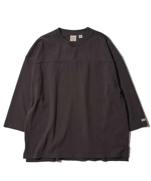 Goodwear(グッドウェア)の「【Goodwear/グッドウェア】USAコットン切替7分袖 FOOTBALL TEE(Tシャツ/カットソー・メンズ・ネイビー/グレー/ホワイト/ライトカーキ/チャコールグレー/ブラック・MEDIUM/X-LARGE/LARGE)」の21枚目の写真