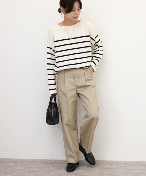 ニット セーター TRICOTS JEANMARC ボーダーニット レディース TRICOTS JEAN MARC（トリコットジーンマルク）の「【TRICOTS
