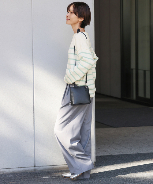 TRICOTS JEAN MARC（トリコットジーンマルク）の「【TRICOTS JEANMARC/トリコ・ジャンマルク】ボーダーニットPO：ニット（ニット/セーター・レディース・ネイビー/サックスブルー/イエロー・FREE）」の15枚目の写真