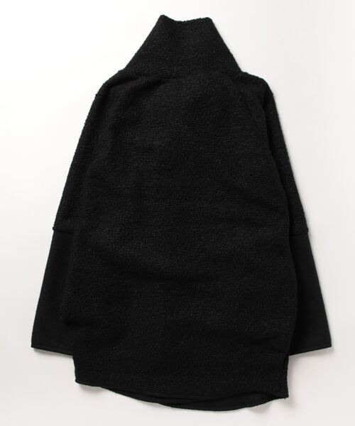 Settimissimo（セッティミッシモ）の「ITALYブークレー コクーン デザイン ニットコート（その他アウター・レディース・アイボリー/ブラック/ホワイト×ブラック・FREE）」の5枚目の写真