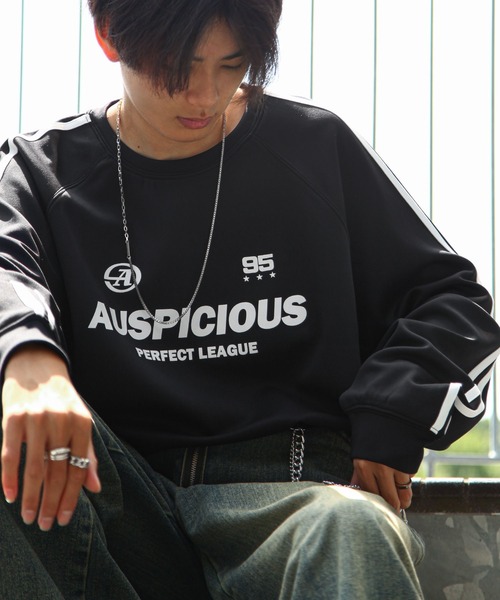 ZIP FIVE(ジップファイブ)の「【ZIP FIVE】 袖 サイドライン ストレッチ 長袖 ゲーム ロゴ Tシャツ / ゲームシャツ(Tシャツ/カットソー・メンズ・ホワイト/ブラック/ブルー/ホワイト×ブラック・MEDIUM/LARGE)」の3枚目の写真