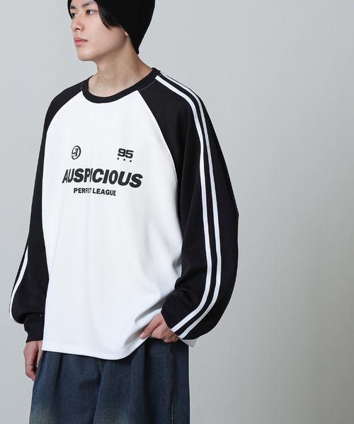 ZIP FIVE(ジップファイブ)の「【ZIP FIVE】 袖 サイドライン ストレッチ 長袖 ゲーム ロゴ Tシャツ / ゲームシャツ(Tシャツ/カットソー・メンズ・ホワイト/ブラック/ブルー/ホワイト×ブラック・MEDIUM/LARGE)」の21枚目の写真