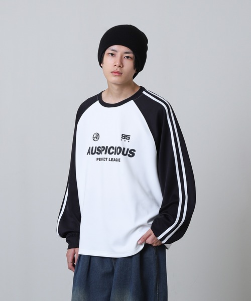 ZIP FIVE(ジップファイブ)の「【ZIP FIVE】 袖 サイドライン ストレッチ 長袖 ゲーム ロゴ Tシャツ / ゲームシャツ(Tシャツ/カットソー・メンズ・ホワイト/ブラック/ブルー/ホワイト×ブラック・MEDIUM/LARGE)」の20枚目の写真