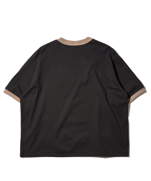 Healthknit(ヘルスニット)の「【Healthknit】Open-End Dry Jersey Wide Ringer Crewneck S/S / ジャージー ワイドリンガーTシャツ(Tシャツ/カットソー・メンズ・ブラック/オフホワイト/ベージュ・LARGE/MEDIUM)」の7枚目の写真