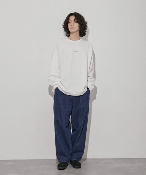  j.n.r.d（ジェー・エヌ・アール・ディー）の「j.n.r.d/エコデニムワイドパンツ（デニムパンツ・メンズ・ネイビー/キナリ/ブルー系その他6・M/L/LL/S）」の21枚目の写真