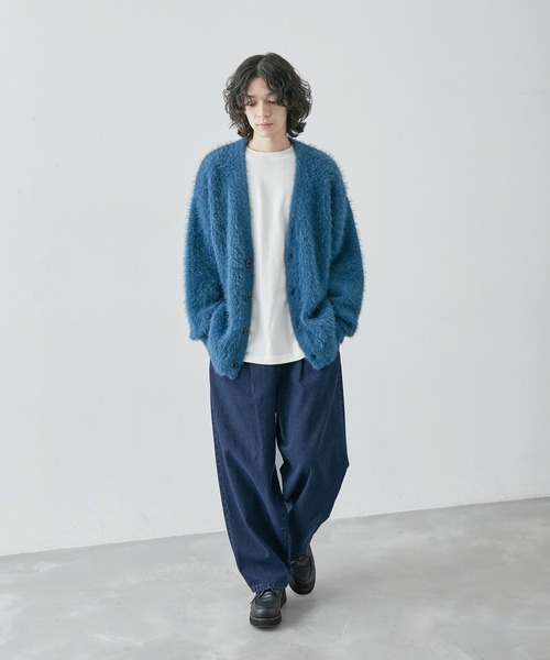  j.n.r.d（ジェー・エヌ・アール・ディー）の「j.n.r.d/エコデニムワイドパンツ（デニムパンツ・メンズ・ネイビー/キナリ/ブルー系その他6・M/L/LL/S）」の15枚目の写真