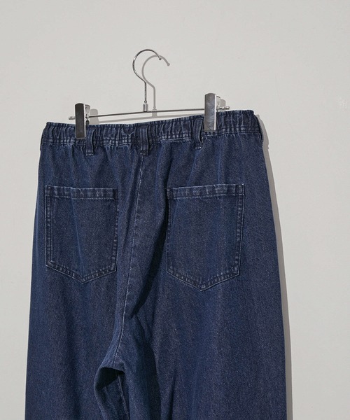  j.n.r.d（ジェー・エヌ・アール・ディー）の「j.n.r.d/エコデニムワイドパンツ（デニムパンツ・メンズ・ネイビー/キナリ/ブルー系その他6・M/L/LL/S）」の5枚目の写真