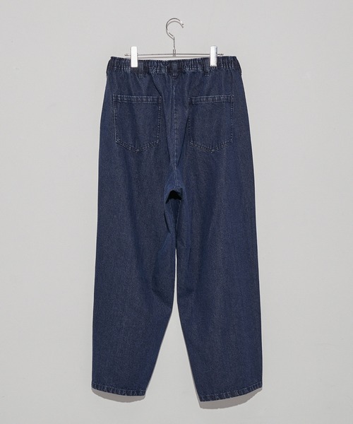  j.n.r.d（ジェー・エヌ・アール・ディー）の「j.n.r.d/エコデニムワイドパンツ（デニムパンツ・メンズ・ネイビー/キナリ/ブルー系その他6・M/L/LL/S）」の4枚目の写真