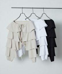 Firsthand | Firsthand/ファーストハンド OGNC天竺2WAYフリルスリーブカーディガン(カーディガン/ボレロ)