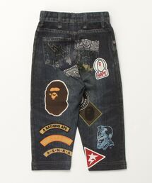 【美品】A BATHING APE　デニム　スウェット型 A BATHING APE アベイシングエイプ デニム ジョガー カーゴ
