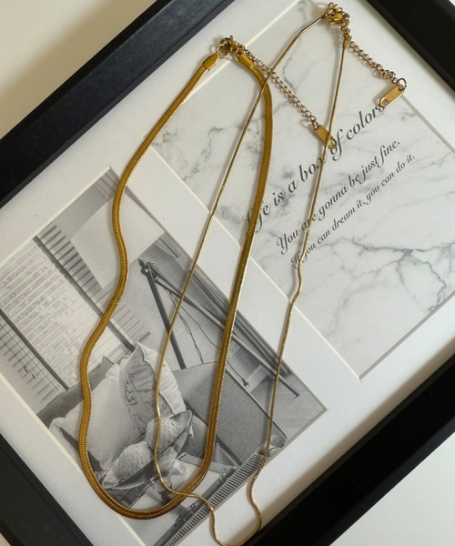 セール】2連スネークチェーンネックレス（ネックレス）｜DiamondHearts