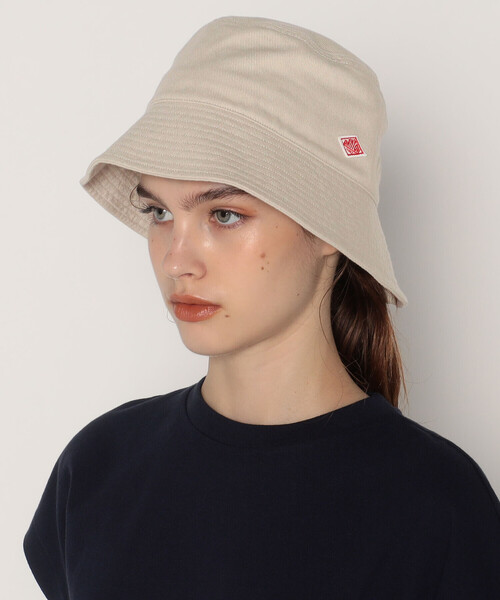 DANTON(ダントン)の「COTTON TWILL BUCKET HAT(ハット・レディース・キャメル/オフホワイト/ブラック/カーキ/ライトブルー・F)」の14枚目の写真