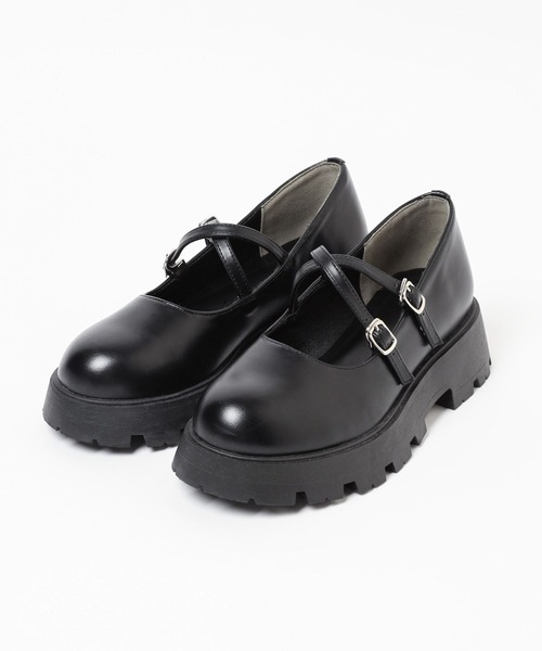 GLOBAL WORK（グローバルワーク）の「厚底メリージェーン/AND YUA ANY/991674（ドレスシューズ・キッズ・アイボリー/ブラック・SMALL/MEDIUM/LARGE）」の16枚目の写真