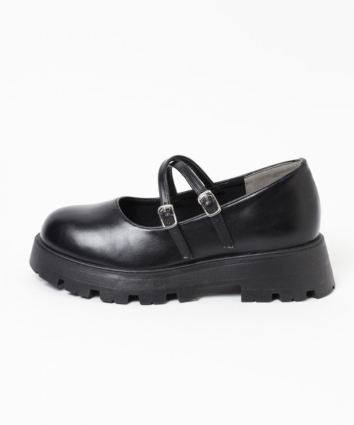 GLOBAL WORK（グローバルワーク）の「厚底メリージェーン/AND YUA ANY/991674（ドレスシューズ・キッズ・アイボリー/ブラック・SMALL/MEDIUM/LARGE）」の15枚目の写真