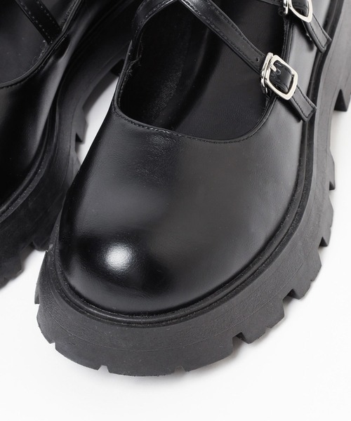 GLOBAL WORK（グローバルワーク）の「厚底メリージェーン/AND YUA ANY/991674（ドレスシューズ・キッズ・アイボリー/ブラック・SMALL/MEDIUM/LARGE）」の10枚目の写真