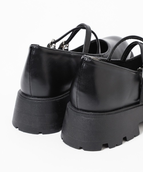 GLOBAL WORK（グローバルワーク）の「厚底メリージェーン/AND YUA ANY/991674（ドレスシューズ・キッズ・アイボリー/ブラック・SMALL/MEDIUM/LARGE）」の5枚目の写真