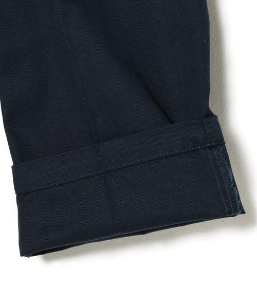 green label relaxing（グリーンレーベルリラクシング）の「コットン ツイルチノワイドパンツ9分丈（その他パンツ・キッズ・その他1/ネイビー・135/95/S/105/M/115/L/125）」の5枚目の写真