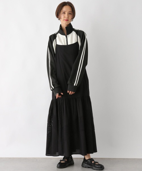 LEPSIM（レプシィム）の「切り替えレースキャミワンピース　994243（ワンピース・レディース・ブラック/オフホワイト・FREE）」の9枚目の写真