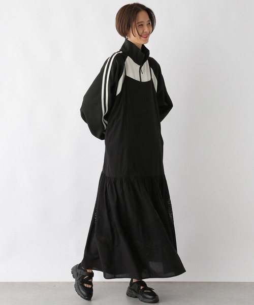 LEPSIM（レプシィム）の「切り替えレースキャミワンピース　994243（ワンピース・レディース・ブラック/オフホワイト・FREE）」の10枚目の写真