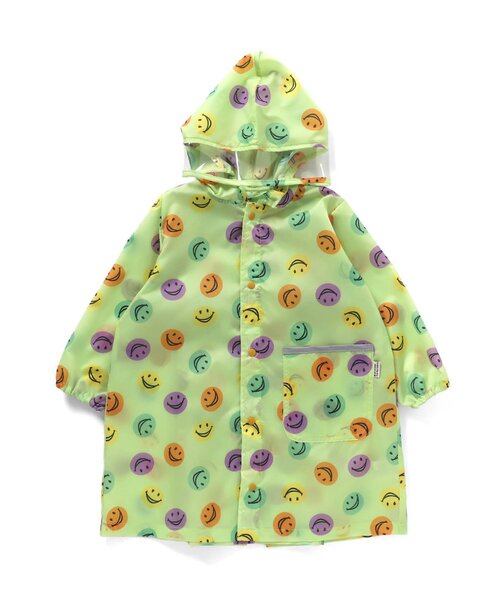 BREEZE（ブリーズ）の「4柄ランドコート（レインコート/ポンチョ・キッズ・イエロー/アイボリー/ピンク/ブルー・100/110/130/120）」の4枚目の写真