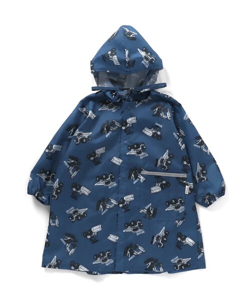 BREEZE（ブリーズ）の「4柄ランドコート（レインコート/ポンチョ・キッズ・イエロー/アイボリー/ピンク/ブルー・100/110/130/120）」の3枚目の写真