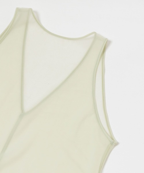 URBAN RESEARCH（アーバンリサーチ）の「シアーレイヤードワンピース（ワンピース・レディース・グリーン系その他/ブラック・FREE）」の14枚目の写真