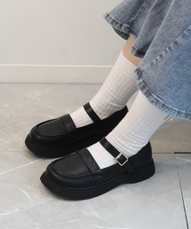 shoes365 | 【shoes365】バックル止め　柔らかいローファー(ローファー)
