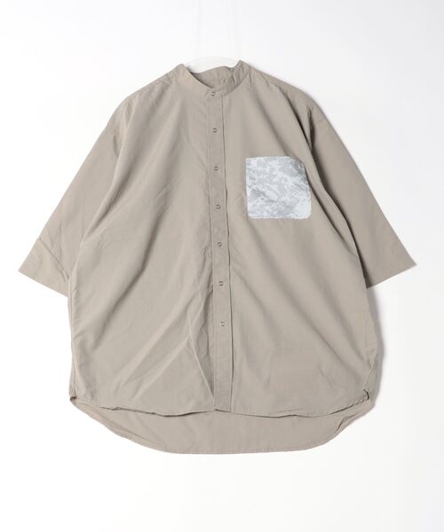 BURLAP OUTFITTER(バーラップアウトフィッター)の「BURLAP OUTFITTER/バーラップアウトフィッター 別注3/4 B.C. SHIRT(シャツ/ブラウス・メンズ・ブラック/グレー・L/M)」の7枚目の写真