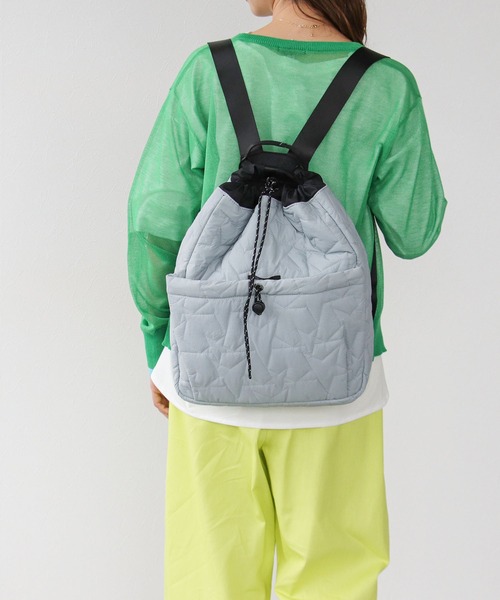 Cepica（セピカ）の「撥水スターキルティングリュック（バックパック/リュック・レディース・ライトブルー/ブラック/ライトグレー・FREE）」の21枚目の写真