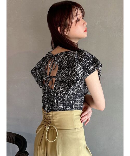 【セール】タックスリーブラッフルブラウス（シャツ/ブラウス）｜RESEXXY（リゼクシー）