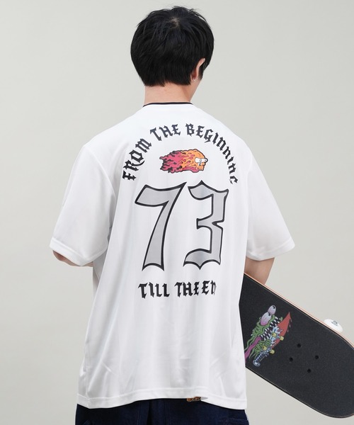 SANTA CRUZ(サンタクルーズ)の「【ムラサキスポーツ限定】SANTACRUZ/サンタクルーズ ゲームシャツ/半袖Tee ワッペン オーバーサイズ ユニセックス 502242431(Tシャツ/カットソー・メンズ・ライトブルー/ホワイト/ブラック×ホワイト/ブラック×ブルー・L/M/XL)」の7枚目の写真